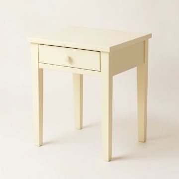 Pine Crossing Side Table - Cream (synthetic illustration; no displayed measurements)
