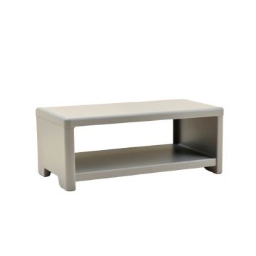 Rowan Bluff Narrow Outdoor Storage Bench - Gray