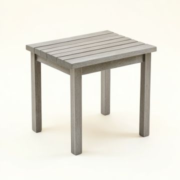 Slate Bend Compact Balcony Table - Gray (synthetic illustration; no displayed measurements)