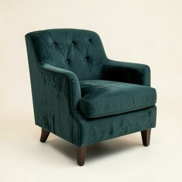 Tufted Velvet Upholstered Side Chair (synthetic illustration; no displayed measurements)