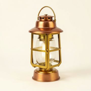 Earlham Aged Copper/Yellow 2 -Bulb Outdoor Hanging Lantern (synthetic illustration; no displayed measurements)