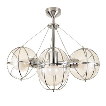 Bret Orb Cage Unique Statement Globe Chandelier