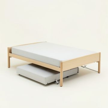 Samoset Twin Platform Bed With Trundle (synthetic illustration; no displayed measurements)