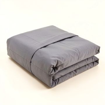 Are You Kidding ? - Coma Inducer® Queen Duvet Cover - Charcoal/White (synthetic illustration; no displayed measurements)