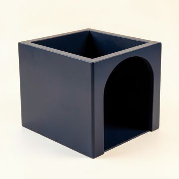Harbor Bridge Empty Furniture-Style Litter Enclosure - Navy (synthetic illustration; no displayed measurements)