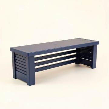 Holly Bridge Narrow Outdoor Storage Bench - Navy (synthetic illustration; no displayed measurements)