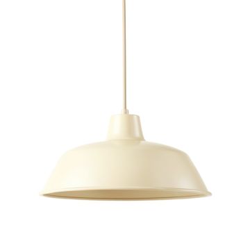 Spruce Bluff Pendant Light Suspended From One Plain Cable - Ivory