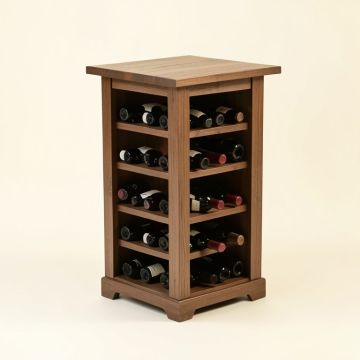 Stamper Bar With Wine Storage (synthetic illustration; no displayed measurements)