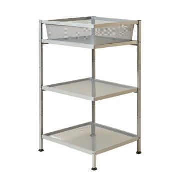 Tatom 3-Tier Mesh Wall Storage Organizer With Baskets