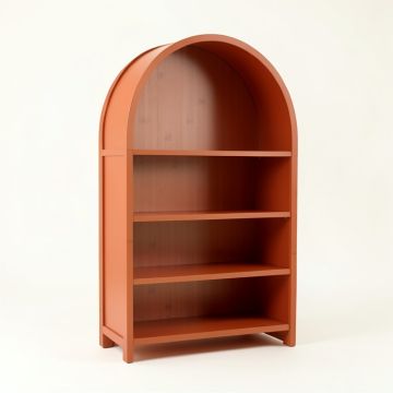Briar Branch Freestanding Bookcase - Terracotta (synthetic illustration; no displayed measurements)