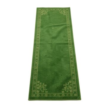 Field Branch Narrow Runner Rug - Green