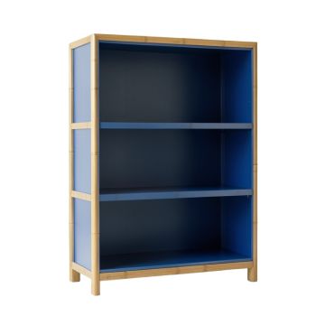 Hill Bluff Freestanding Bookcase - Blue (synthetic illustration; no displayed measurements)
