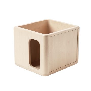 Cliff Falls Empty Furniture-Style Litter Enclosure - Beige