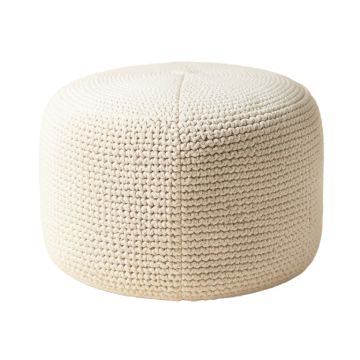 Morrow Knitted Pouf