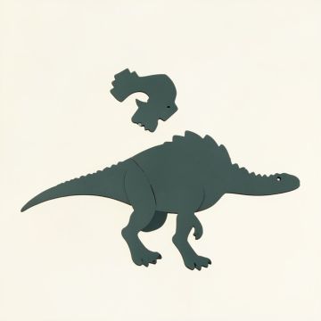 5 Piece Dinosaur Wall Decal Set (synthetic illustration; no displayed measurements)