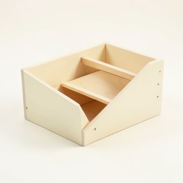 Alder Bridge Low Toy Storage Unit - Cream (synthetic illustration; no displayed measurements)