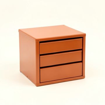 Field Dale Small-Parts Storage Drawer Cabinet - Terracotta (synthetic illustration; no displayed measurements)