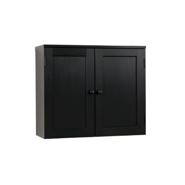 Rowan Canyon Wall-Mounted Entry Cabinet - Black