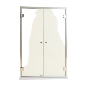 Lese 60 '' X 70.38 '' Bypass Semi-Frameless Shower Door