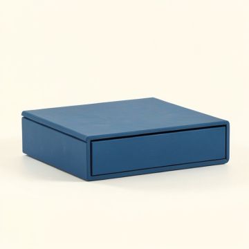 Linden Edge Desktop Monitor Riser - Blue (synthetic illustration; no displayed measurements)