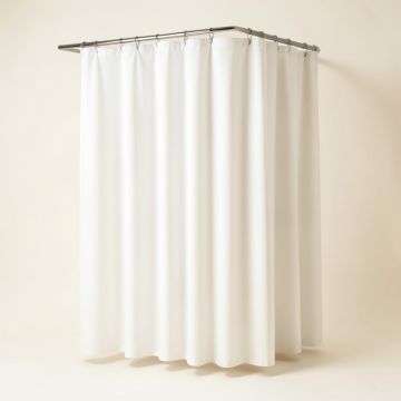 Falko Hotel Weight Plastic Solid Shower Curtain Liner (synthetic illustration; no displayed measurements)