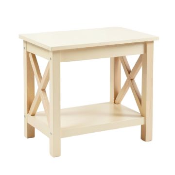 Holly Crossing Side Table - Cream