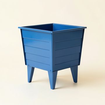 Wren Crest Empty Raised Planter - Blue (synthetic illustration; no displayed measurements)