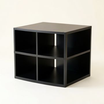 Alder Bluff Desktop Shelving Unit - Black (synthetic illustration; no displayed measurements)