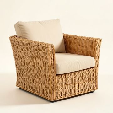 Island Fusion 30 '' Wide Polyester Swivel Down Cushion Armchair (synthetic illustration; no displayed measurements)