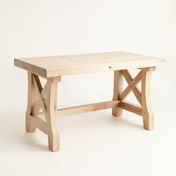 Cliff Bend Empty Workshop Workbench - Beige (synthetic illustration; no displayed measurements)