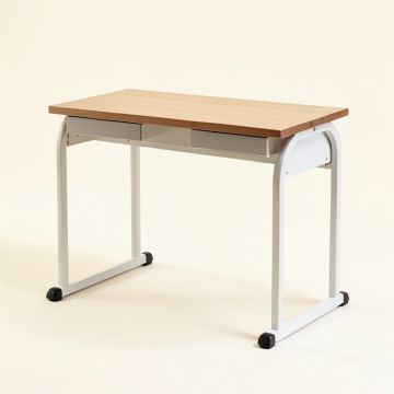 Geometry Blocking Desk (synthetic illustration; no displayed measurements)