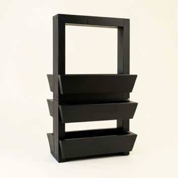 Hill Bridge Empty Vertical Garden Frame - Black (synthetic illustration; no displayed measurements)