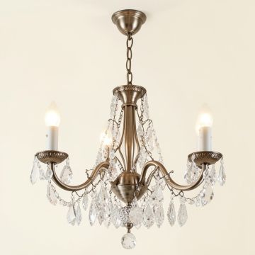 Belgr 4 - Light Shaded Classic / Traditional Chandelier (synthetic illustration; no displayed measurements)