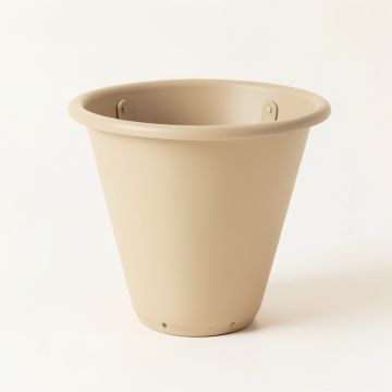 Sage Crossing Empty Railing Planter With Integral Brackets - Beige (synthetic illustration; no displayed measurements)