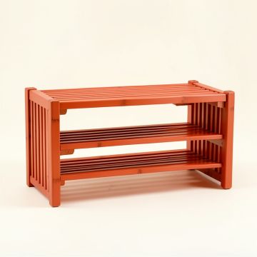 Hazel Bend Shoe Storage Bench - Terracotta (synthetic illustration; no displayed measurements)