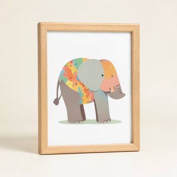 Elige Elephant Trunks Framed Art (synthetic illustration; no displayed measurements)