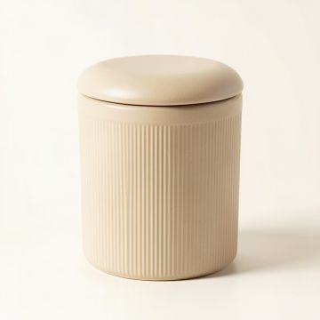 Maple Canyon Storage Canister With Lid - Beige (synthetic illustration; no displayed measurements)