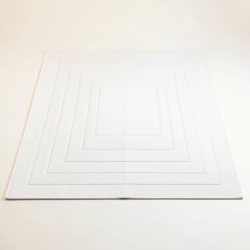 Hill Branch Rectangular Outdoor Rug - White (synthetic illustration; no displayed measurements)