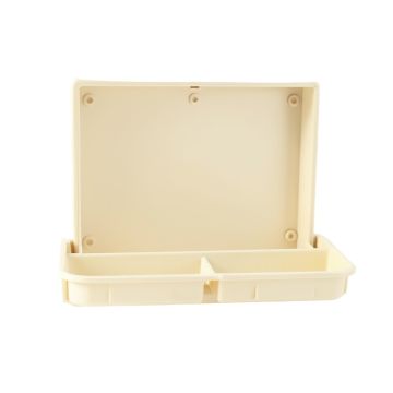 Alder Bridge Empty Wall-Mounted Tool Organizer Panel - Ivory