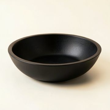 Juniper Branch Dining Bowl - Black (synthetic illustration; no displayed measurements)