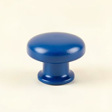 Aspen Bend Cabinet Knob Without Packaging - Blue (synthetic illustration; no displayed measurements)