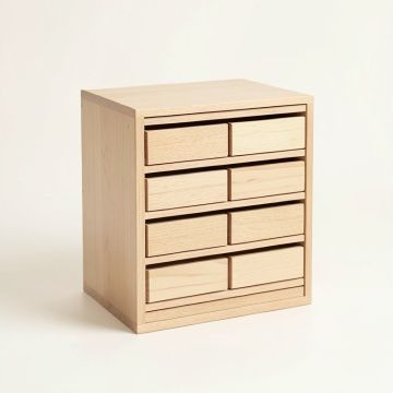Summit Crossing Small-Parts Storage Drawer Cabinet - Beige (synthetic illustration; no displayed measurements)