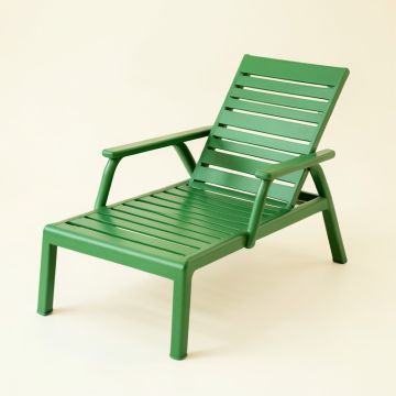 Dune Arc Outdoor Lounge Chair (synthetic illustration; no displayed measurements)