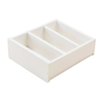 Birch Bluff Empty Pantry Drawer Organizer Insert - White