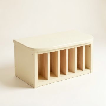Aspen Dell Shoe Storage Bench - Cream (synthetic illustration; no displayed measurements)