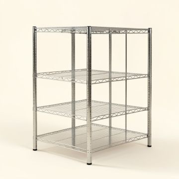 60 '' H X 24 '' W X 14 '' D 5-Shelf Wire Shelving With Liners (synthetic illustration; no displayed measurements)