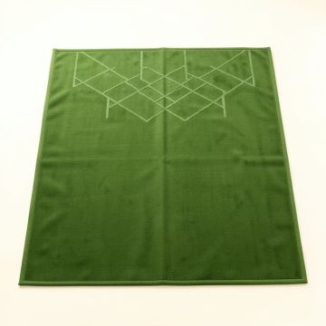 Reed Branch Rectangular Outdoor Rug - Green (synthetic illustration; no displayed measurements)