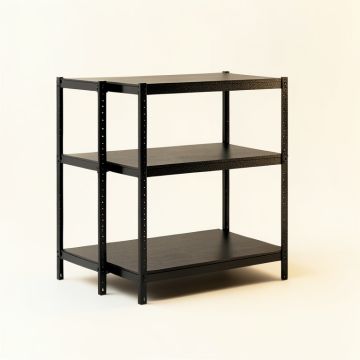 Linden Canyon Desktop Shelving Unit - Black (synthetic illustration; no displayed measurements)