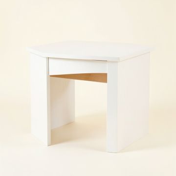Sage Arc Small Writing Desk - White (synthetic illustration; no displayed measurements)