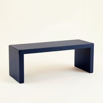 Cliff Falls Indoor Bench - Navy (synthetic illustration; no displayed measurements)